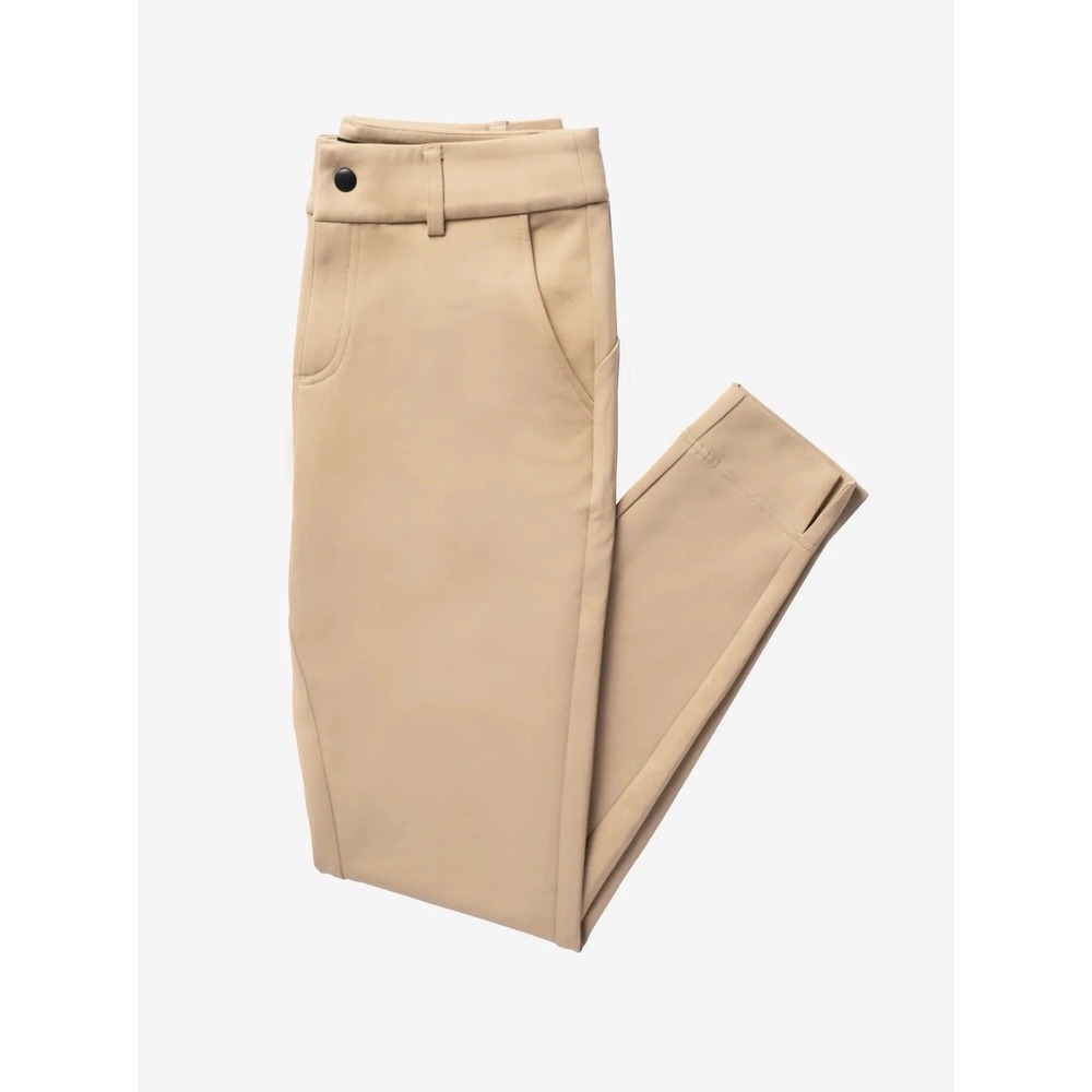 NWT Abendroth Golf Womens 16 Ruth Pant Camel Khaki High Rise Stretch Performance